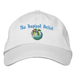 The Tropical Artist  Embroidered Hat