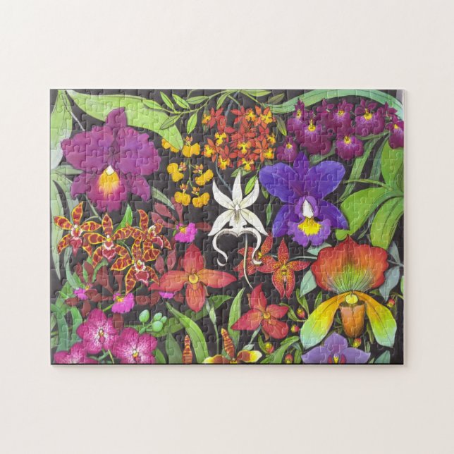 The Tropical Orchid Garden Puzzle (Horizontal)
