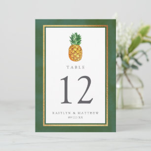 The Tropical Pineapple Wedding Collection Invitation