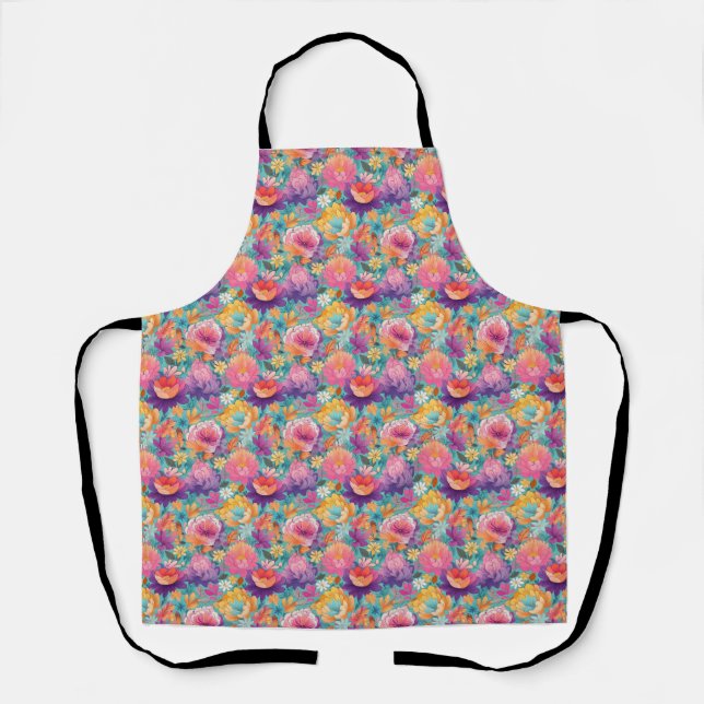 The Tropics Teach You To Go With The Flow Apron (Front)