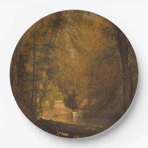 The Trout Pool (1870) Artwork - Paper Plate