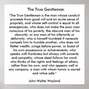 The True Gentleman Poster