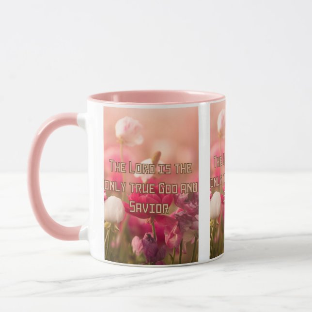 The True God And Saviour Two-Tone Mug (Left)