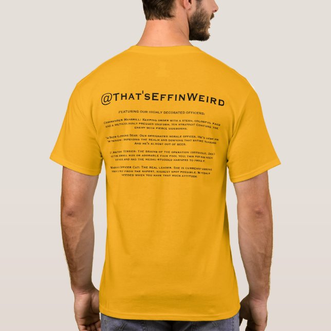 The True Heroes  T-Shirt (Back)