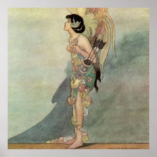 “The True Lover” by Charles Robinson Poster