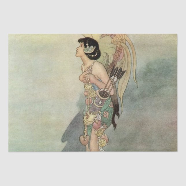 “The True Lover” by Charles Robinson Tissue Paper (Front)