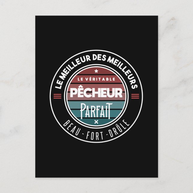 The true perfect fisherman postcard (Front)