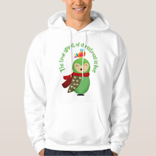 THE TRUE SPIRIT OF CHRISTMAS IS LOVE HELLO 2022  HOODIE