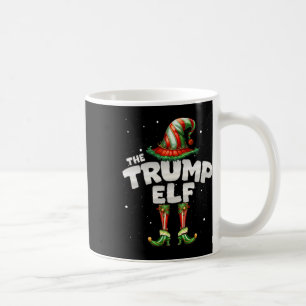 The Trump Elf Family Matching Group Christmas  Coffee Mug