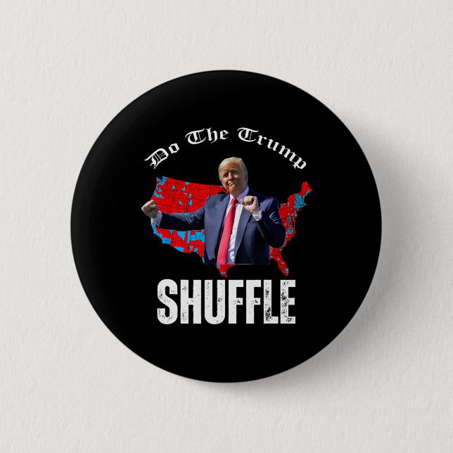 The Trump Shuffle Trump Elaine Dance Gif Trump Dan 6 Cm Round Badge (Front)