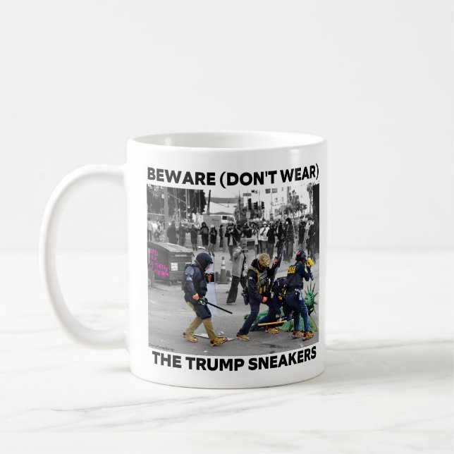 "THE TRUMP SNEAKERS" COFFEE MUG (Left)