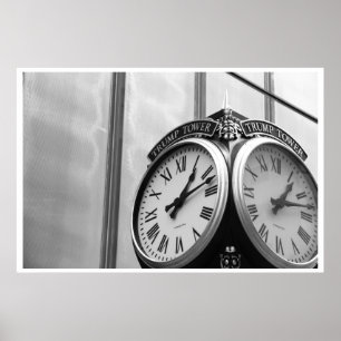 The Trump Tower Clock - NYC Poster