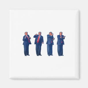 The Trumpty Dance Trump Dancing 4th Of July _1 Magnet