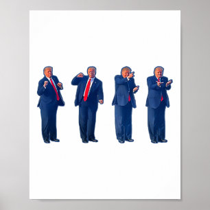 The Trumpty Dance Trump Dancing 4th Of July _1 Poster