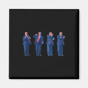 The Trumpty Dance Trump Dancing 4th Of July Magnet