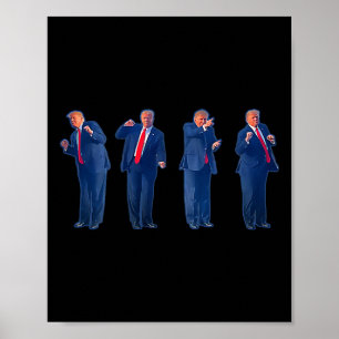 The Trumpty Dance Trump Dancing 4th Of July  Poster