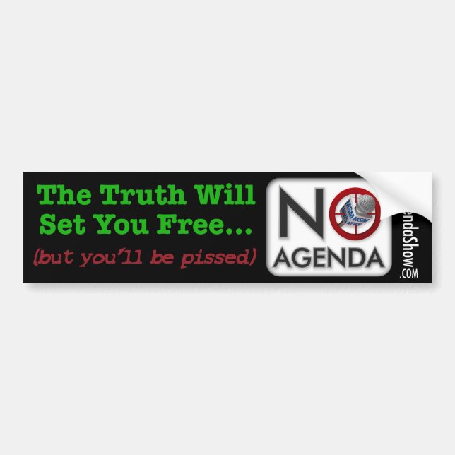 The Truth Hurts Bumper Sticker (Front)