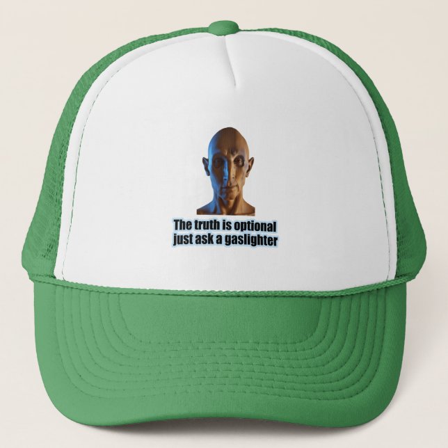 The truth is optional Trucker Hat (Front)