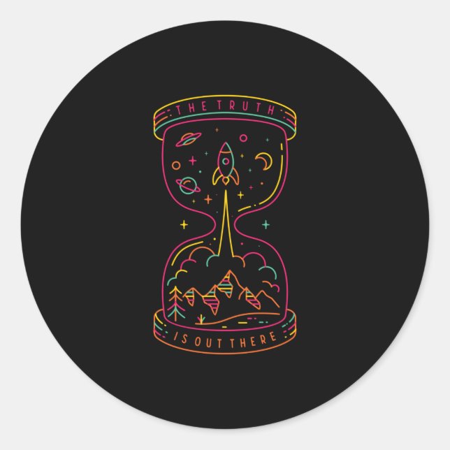 The Truth is out There Classic Round Sticker (Front)