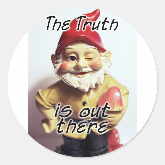 The Truth is Out There Classic Round Sticker (Front)