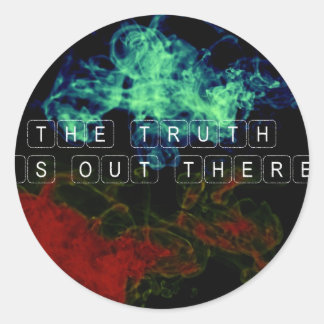The Truth is Out There Classic Round Sticker