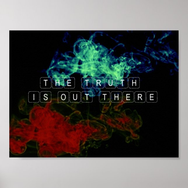 The Truth is Out There Poster (Front)