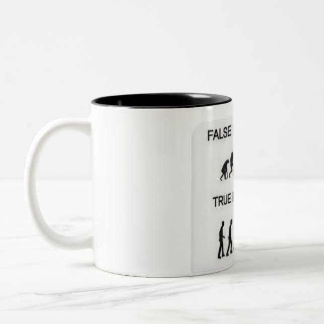 the truth Two-Tone coffee mug (Left)