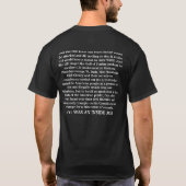 THE TRUTH WILL SET YOU FREE, 9/11 T-Shirt (Back)
