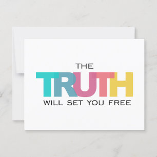 The Truth will set you Free Postcard