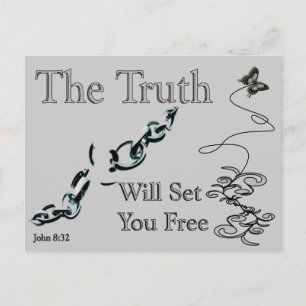 The Truth Will Set You Free Postcard
