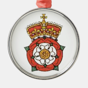 The Tudor Rose Metal Ornament