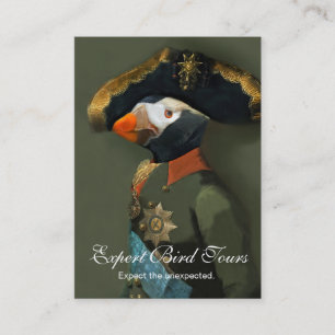 The Tufted Puffin General - Bird Guide Business Card