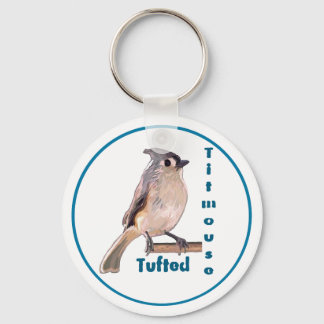 The Tufted Titmouse Key Ring