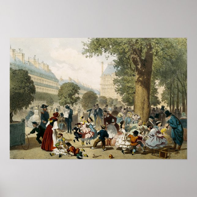 The Tuileries, 1856 Poster (Front)