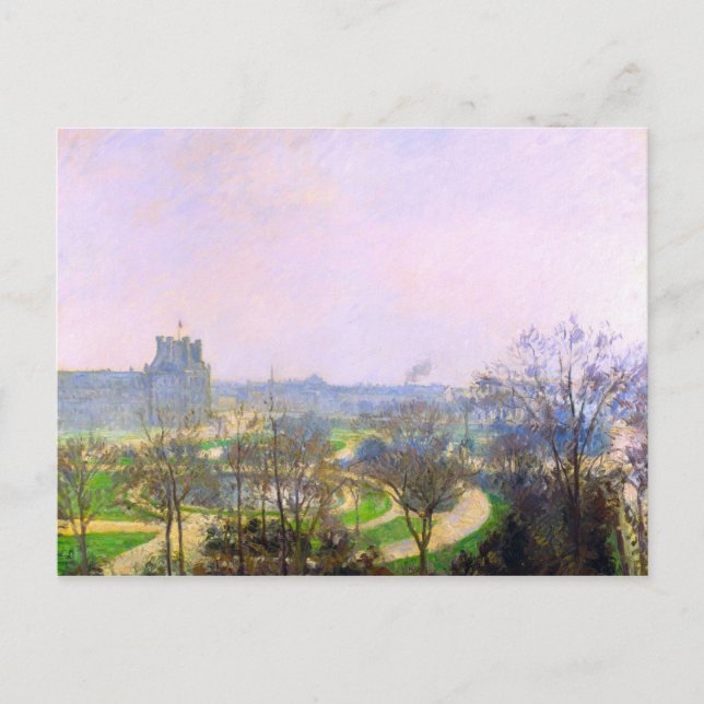 The Tuileries Garden by Camille Pissarro Postcard (Front)