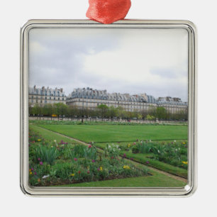 The Tuileries Garden, Paris France Metal Ornament