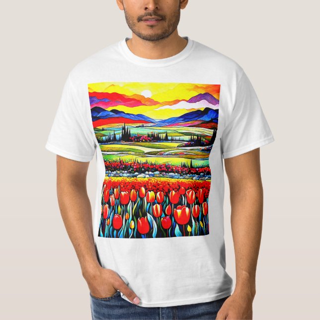 The Tulip Fields 3 T-Shirt (Front)
