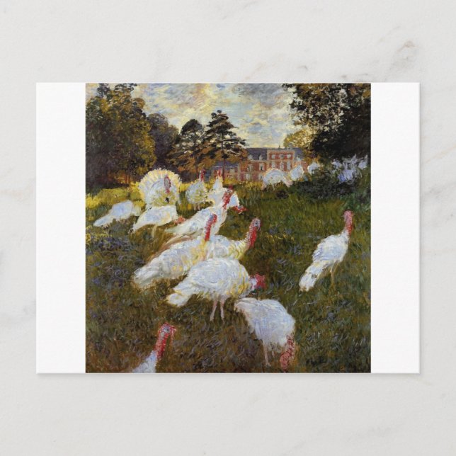 The Turkeys by Claude Monet Postcard (Front)