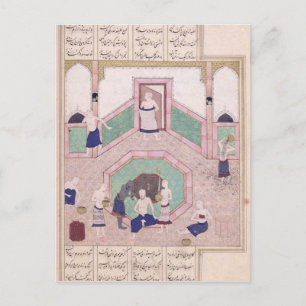 The Turkish Bath Postcard