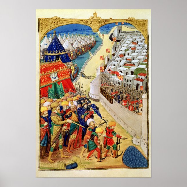 The Turkish forces preparing for battle Poster (Front)