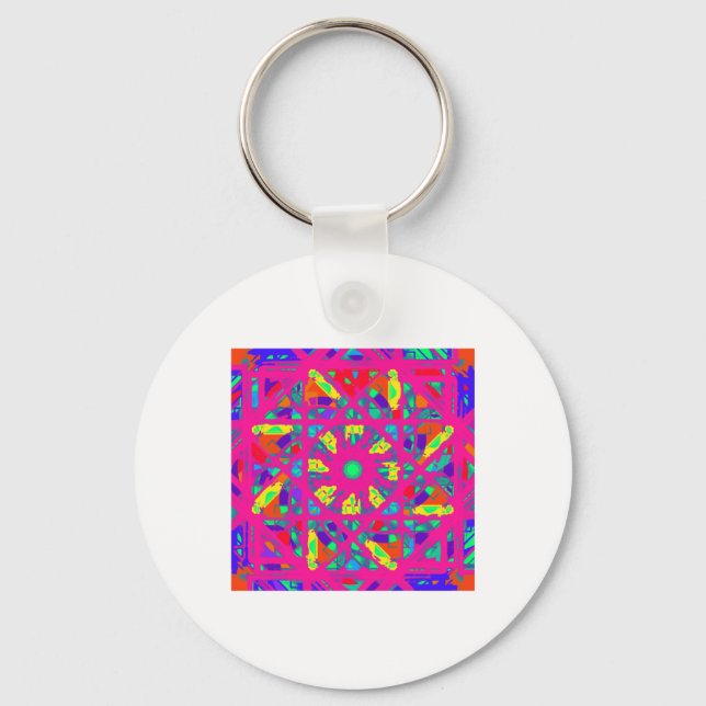 The Turning Wheel Sticker  Key Ring (Front)