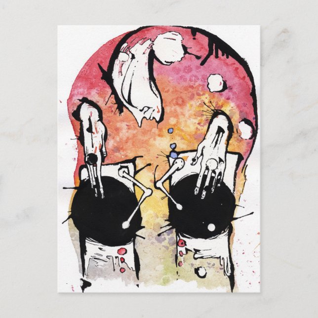 the turntablist postcard (Front)