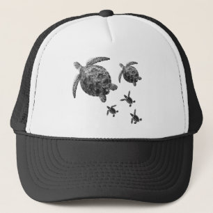 THE TURTLE FAMILY TRUCKER HAT