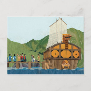 The Turtle Ship Is Complete Postcard