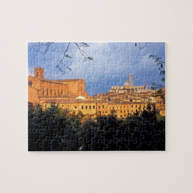 The Tuscan village of Sienna, Italy. Jigsaw Puzzle (Horizontal)
