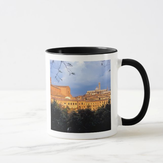 The Tuscan village of Sienna, Italy. Mug (Right)