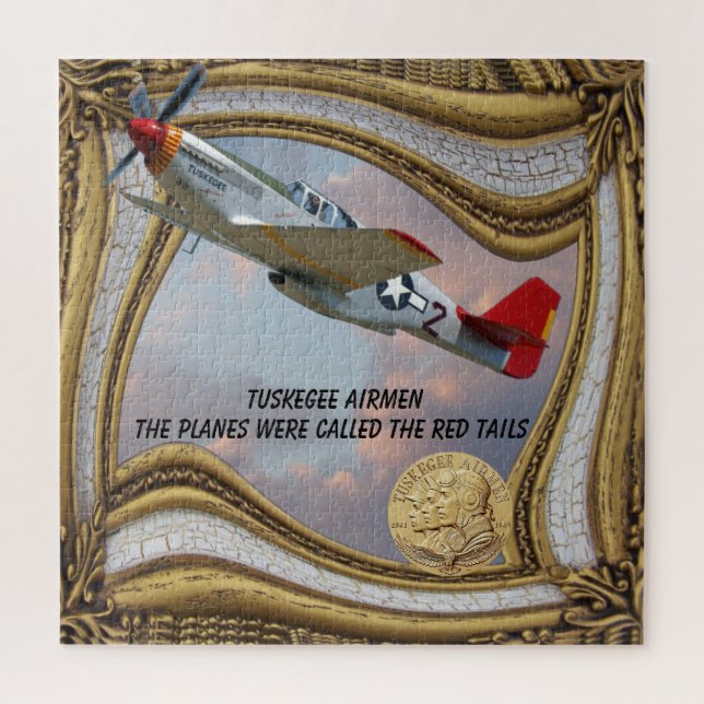 The Tuskegee Airmen-RED TAILS    Jigsaw Puzzle (Vertical)