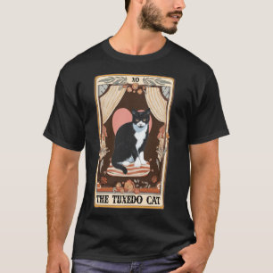The Tuxedo Cat Tarot Card Tuxedo Cat Tuxedo Mom Ca T-Shirt