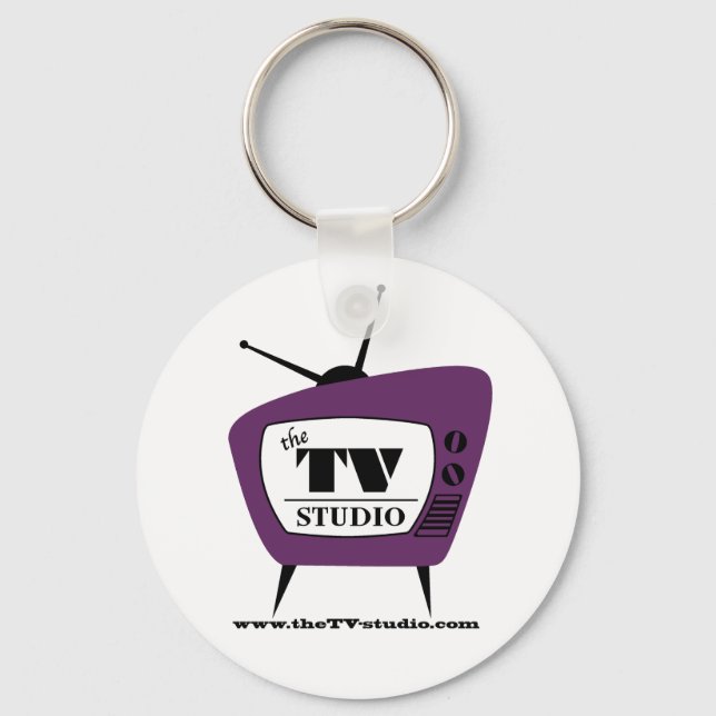 The TV Studio keychain. Key Ring (Front)
