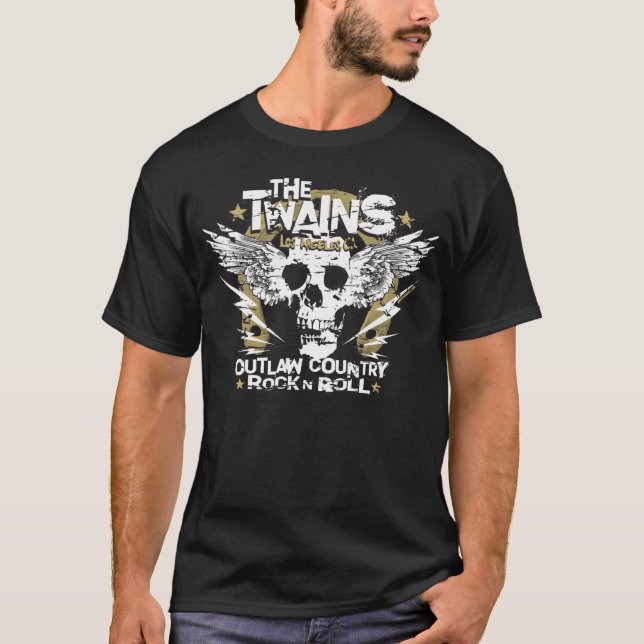 The TWAINS Skull n' Horseshoe t-shirt! T-Shirt (Front)